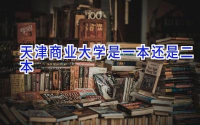 天津商业大学是一本还是二本