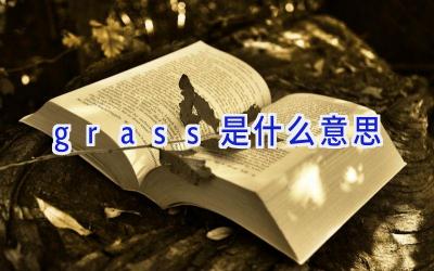 grass是什么意思