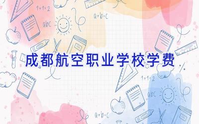 成都航空职业学校学费