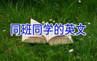 同班同学的英文