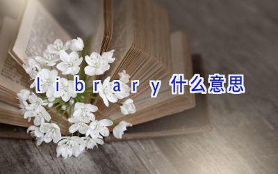 library什么意思