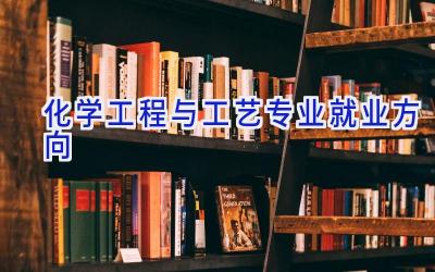 化学工程与工艺专业就业方向