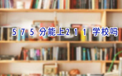 575分能上211学校吗