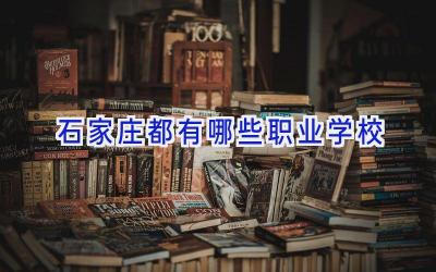 石家庄都有哪些职业学校