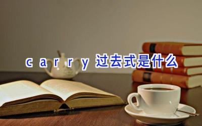 carry过去式是什么