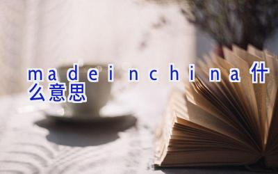 madeinchina什么意思