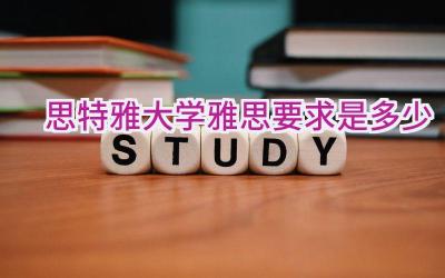 思特雅大学雅思要求是多少